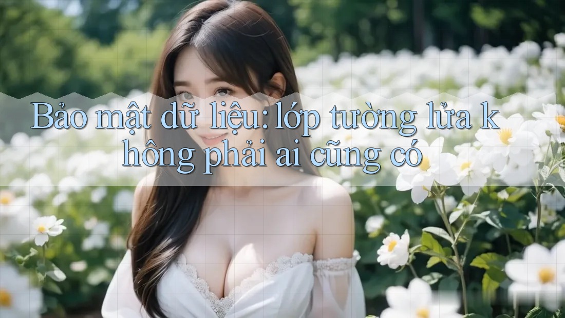 Bảo mật dữ liệu: lớp tường lửa không phải ai cũng có Bảo mật dữ liệu: lớp tường lửa không phải ai cũng có