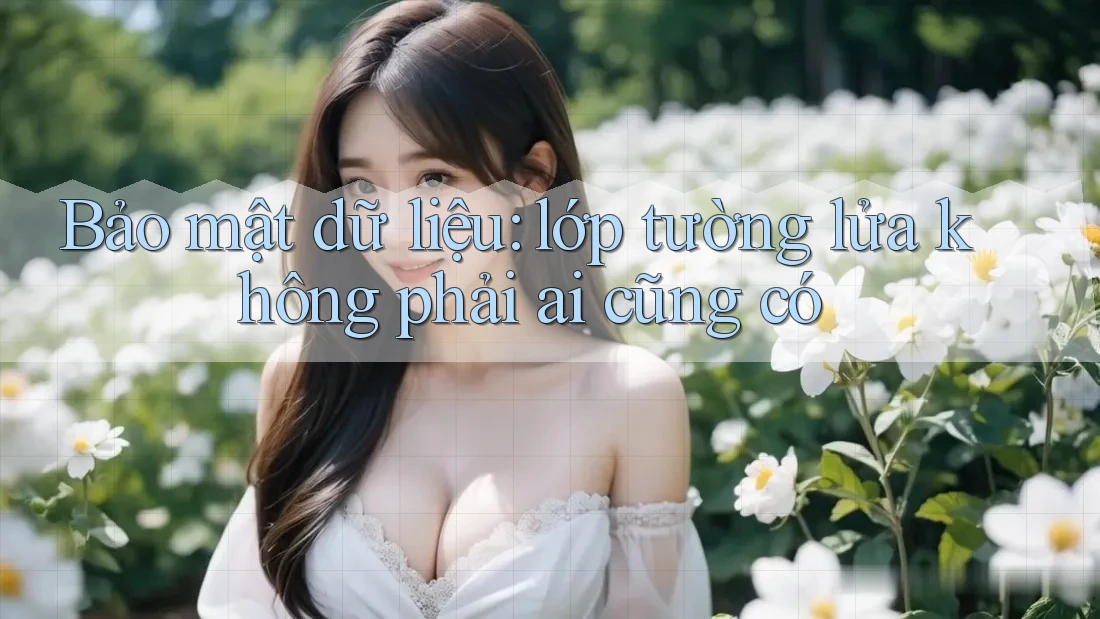 Bảo mật dữ liệu: lớp tường lửa không phải ai cũng có