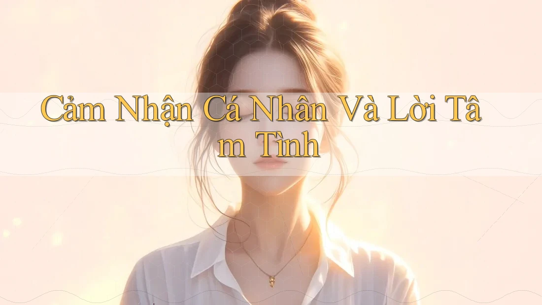 Cảm Nhận Cá Nhân Và Lời Tâm Tình Cảm Nhận Cá Nhân Và Lời Tâm Tình