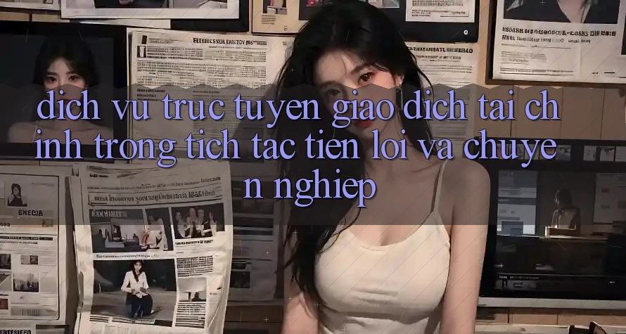 Dịch vụ trực tuyến Giao Dịch Tài Chính: Trong tích tắc, Tiện Lợi Và Chuyên nghiệp Dịch vụ trực tuyến Giao Dịch Tài Chính: Trong tích tắc, Tiện Lợi Và Chuyên nghiệp