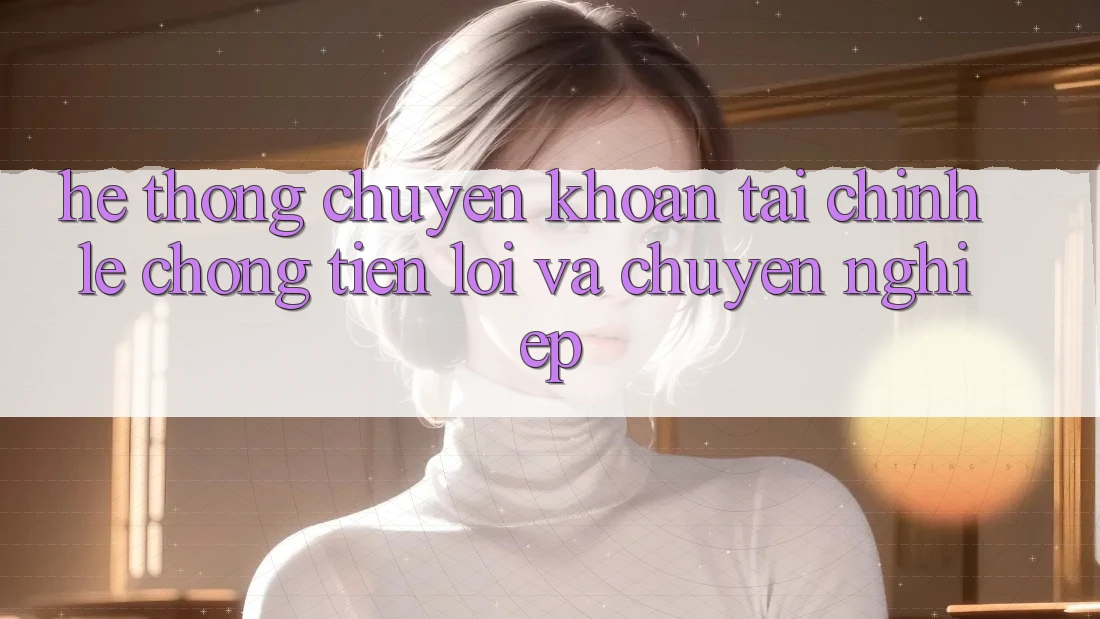 Hệ Thống Chuyển khoản Tài Chính: Lẹ Chóng, Tiện Lợi Và Chuyên nghiệp Hệ Thống Chuyển khoản Tài Chính: Lẹ Chóng, Tiện Lợi Và Chuyên nghiệp