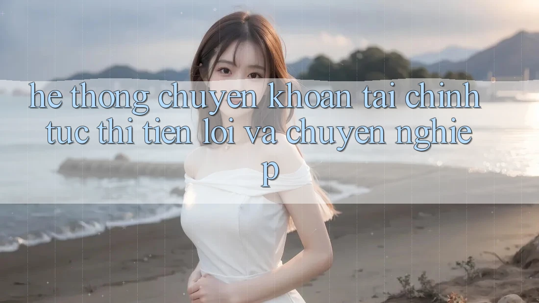 Hệ Thống Chuyển khoản Tài Chính: Tức thì, Tiện Lợi Và Chuyên nghiệp