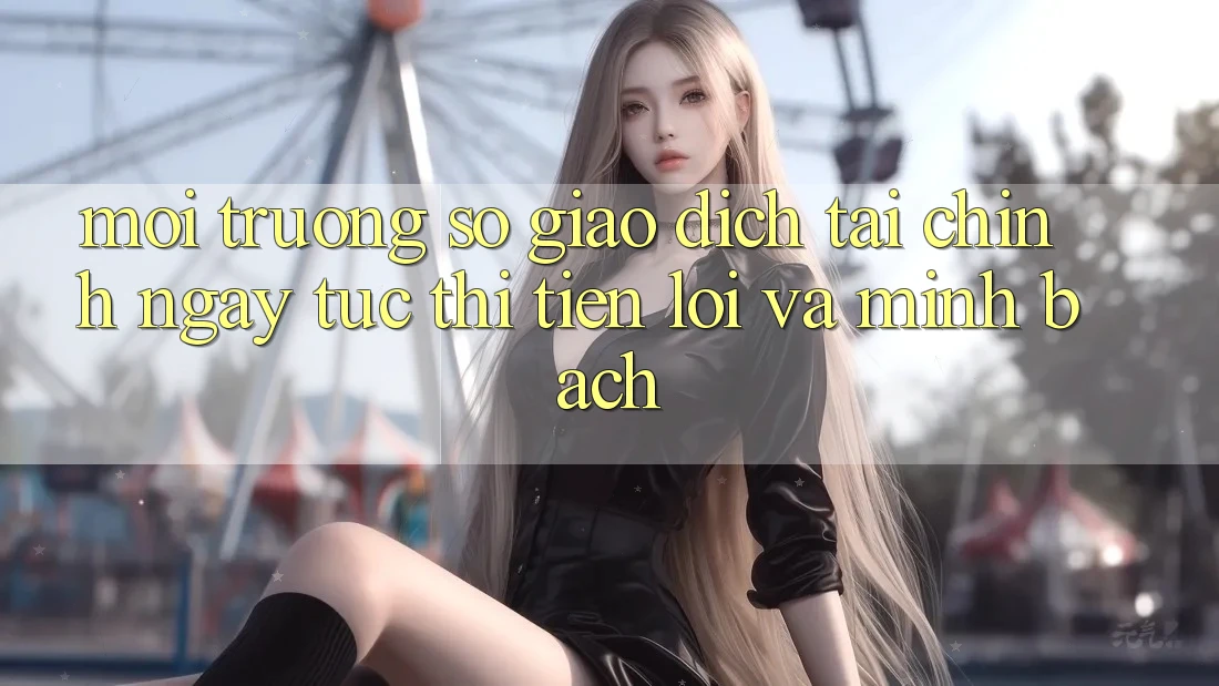 Môi trường số Giao Dịch Tài Chính: Ngay tức thì, Tiện Lợi Và Minh Bạch Môi trường số Giao Dịch Tài Chính: Ngay tức thì, Tiện Lợi Và Minh Bạch