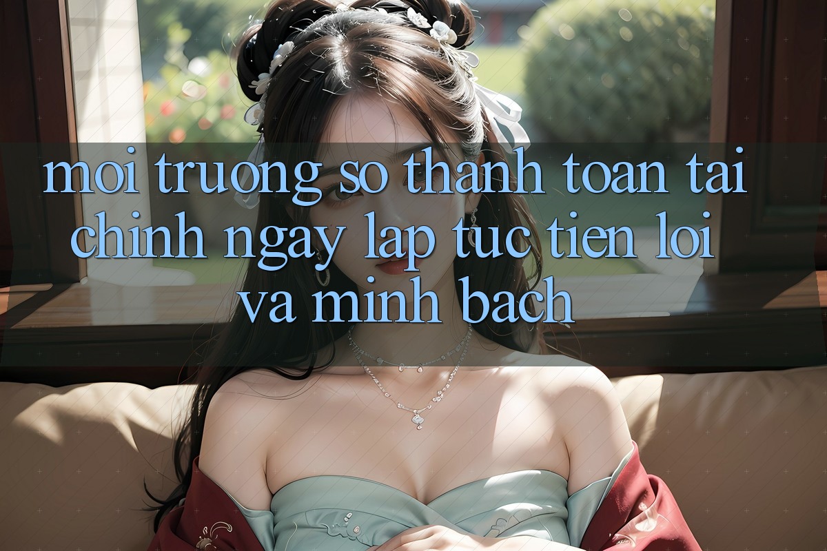 Môi trường số Thanh toán Tài Chính: Ngay lập tức, Tiện Lợi Và Minh Bạch Môi trường số Thanh toán Tài Chính: Ngay lập tức, Tiện Lợi Và Minh Bạch