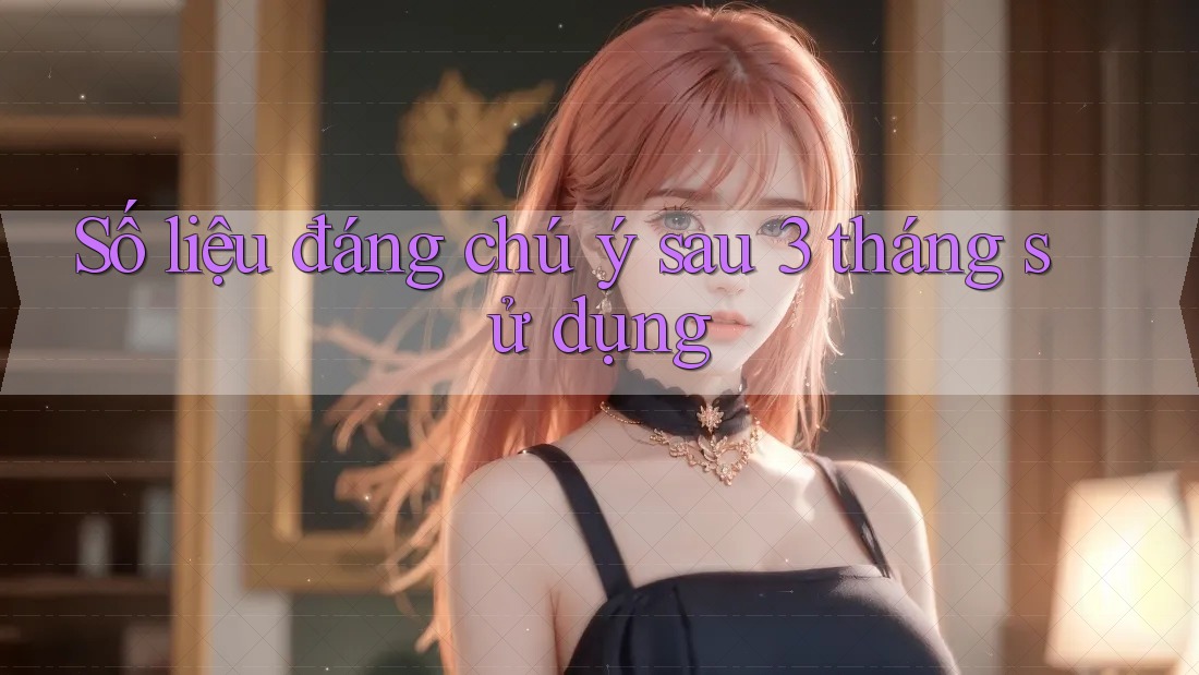 Số liệu đáng chú ý sau 3 tháng sử dụng Số liệu đáng chú ý sau 3 tháng sử dụng