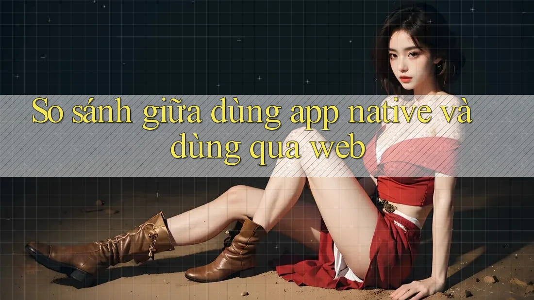 So sánh giữa dùng app native và dùng qua web So sánh giữa dùng app native và dùng qua web